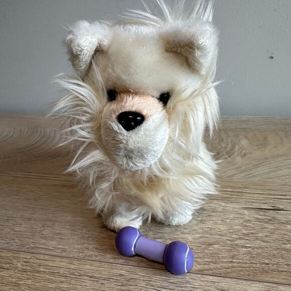 American Girl Truly Me Dog 2014 Pomeranian Magnetic Poseable with bone - Picture 4 of 11